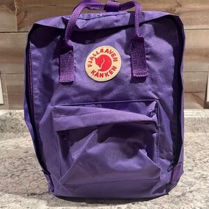 Fjallraven kanken purple backpack